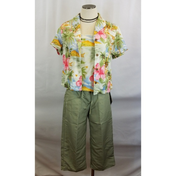 summer tropical outfit